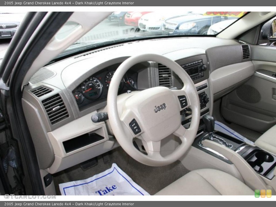 Dark Khaki/Light Graystone Interior Prime Interior for the 2005 Jeep Grand Cherokee Laredo 4x4 #39429022