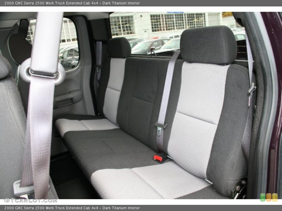 Dark Titanium Interior Photo for the 2009 GMC Sierra 1500 Work Truck Extended Cab 4x4 #39429378