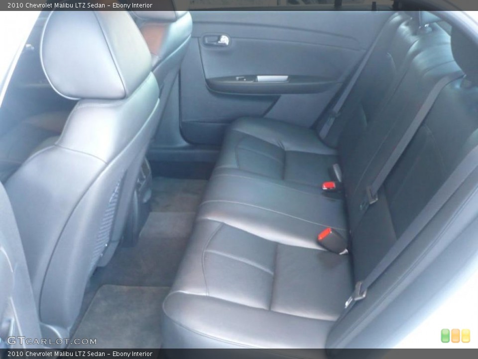 Ebony Interior Photo for the 2010 Chevrolet Malibu LTZ Sedan #39429798