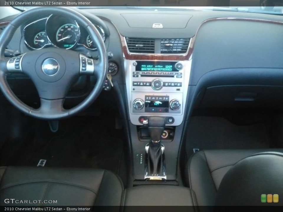 Ebony Interior Prime Interior for the 2010 Chevrolet Malibu LTZ Sedan #39429834