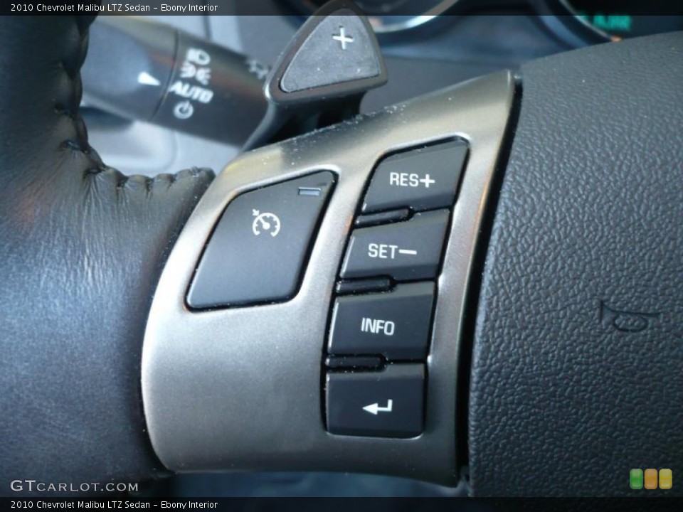 Ebony Interior Controls for the 2010 Chevrolet Malibu LTZ Sedan #39429922