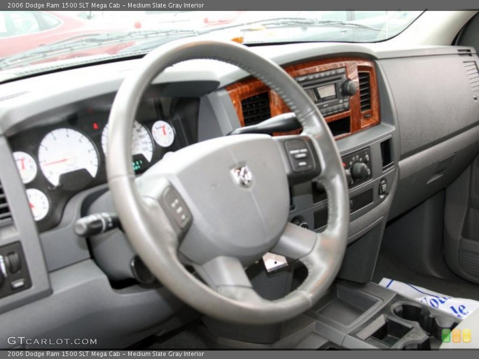 Medium Slate Gray Interior Dashboard for the 2006 Dodge Ram 1500 SLT Mega Cab #39429926