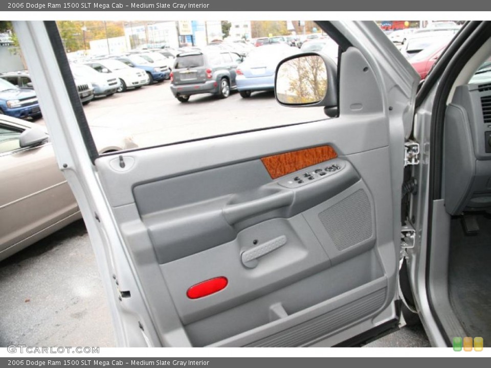Medium Slate Gray Interior Door Panel for the 2006 Dodge Ram 1500 SLT Mega Cab #39429938