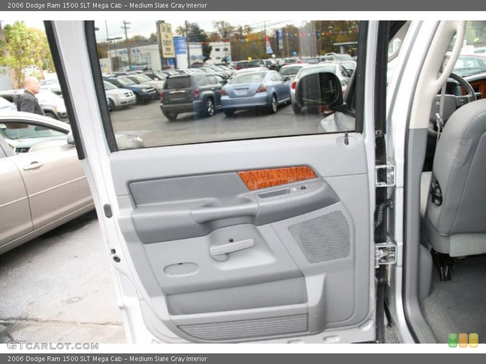 Medium Slate Gray Interior Door Panel for the 2006 Dodge Ram 1500 SLT Mega Cab #39429950