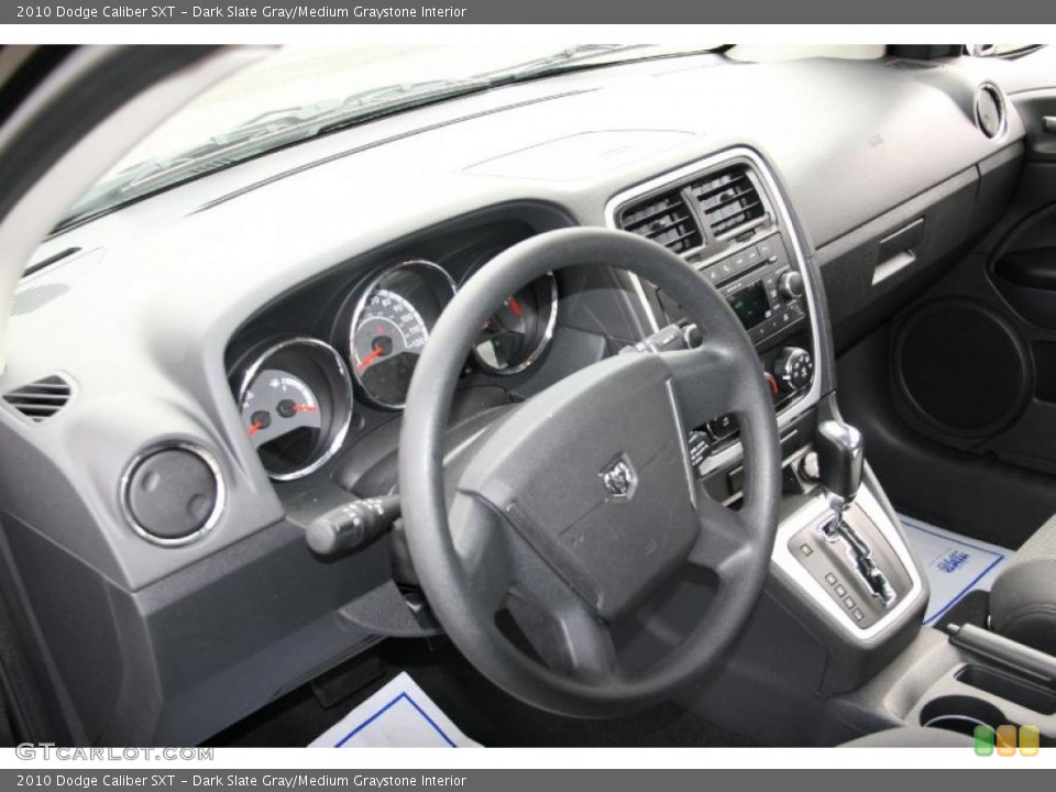 Dark Slate Gray/Medium Graystone Interior Dashboard for the 2010 Dodge Caliber SXT #39430202