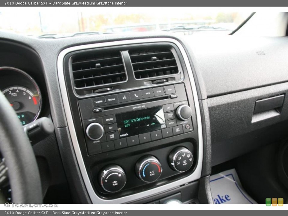 Dark Slate Gray/Medium Graystone Interior Controls for the 2010 Dodge Caliber SXT #39430338
