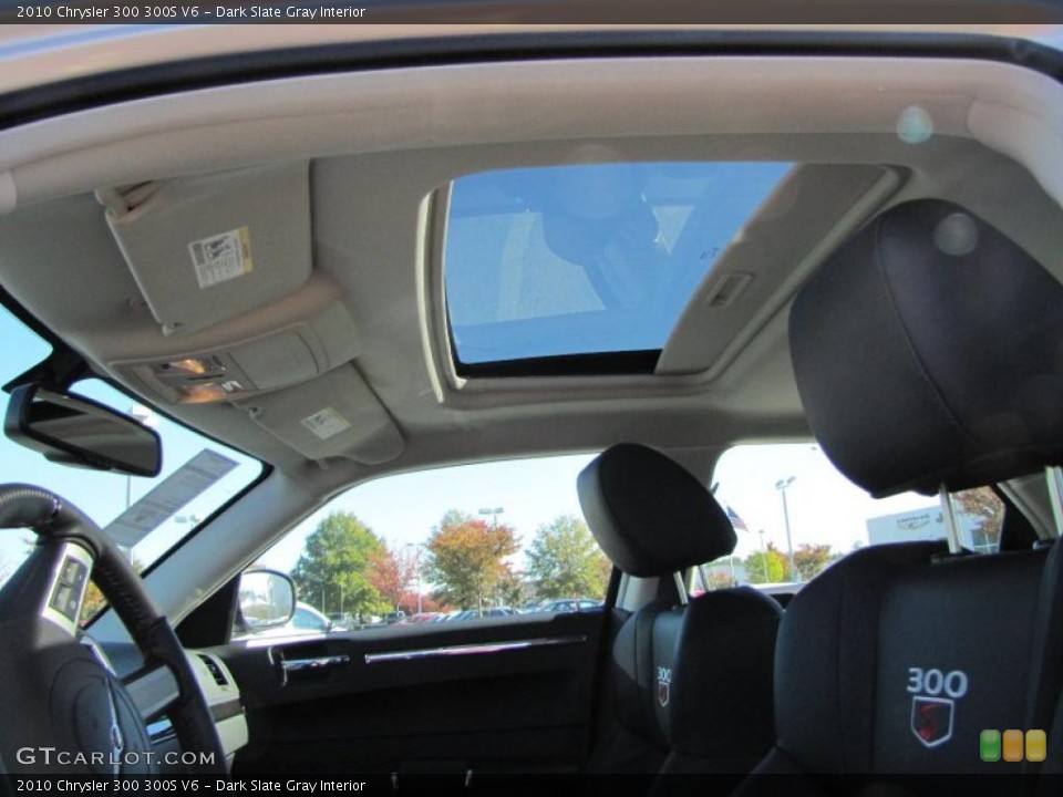 Dark Slate Gray Interior Sunroof for the 2010 Chrysler 300 300S V6 #39432166