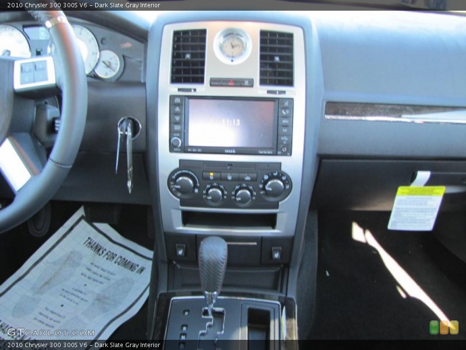 Dark Slate Gray Interior Dashboard for the 2010 Chrysler 300 300S V6 #39432369