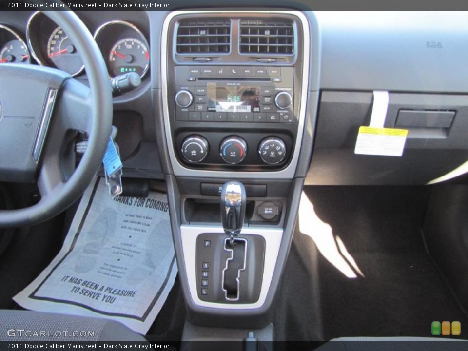 Dark Slate Gray Interior Dashboard for the 2011 Dodge Caliber Mainstreet #39434094