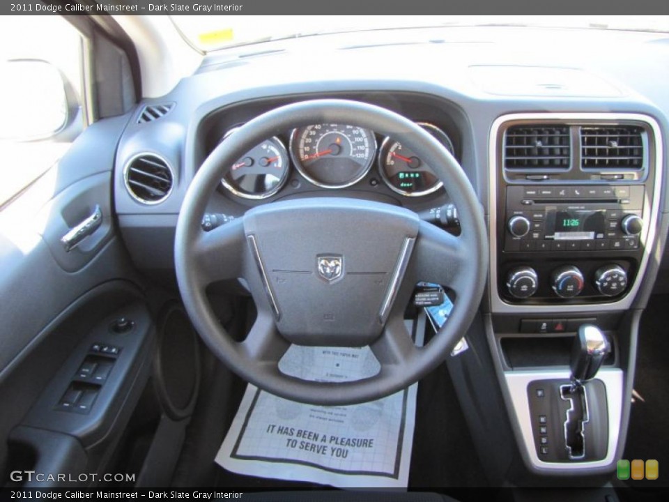 Dark Slate Gray Interior Dashboard for the 2011 Dodge Caliber Mainstreet #39434118