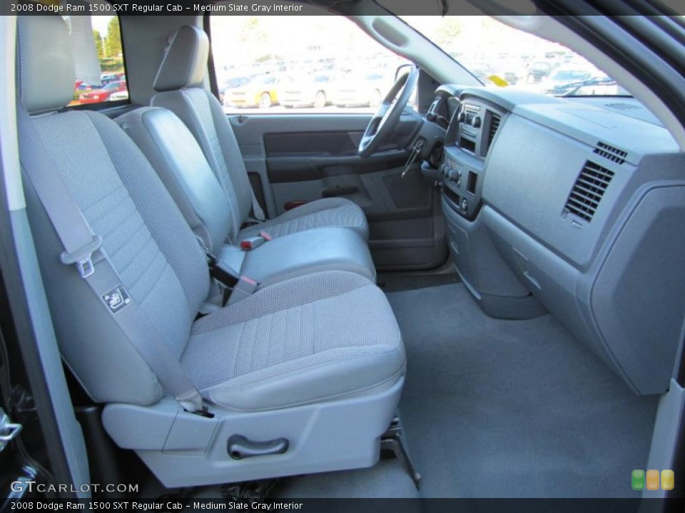 Medium Slate Gray Interior Photo for the 2008 Dodge Ram 1500 SXT Regular Cab #39437579