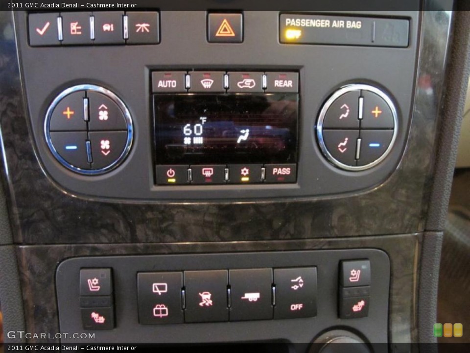 Cashmere Interior Controls for the 2011 GMC Acadia Denali #39439166