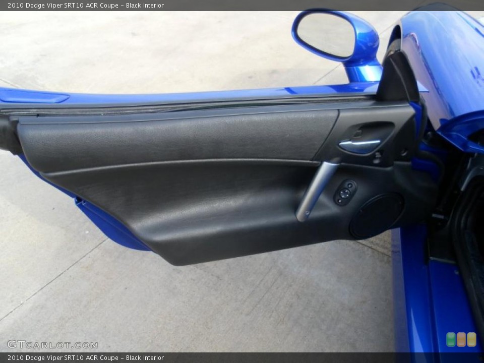Black Interior Door Panel for the 2010 Dodge Viper SRT10 ACR Coupe #39439378