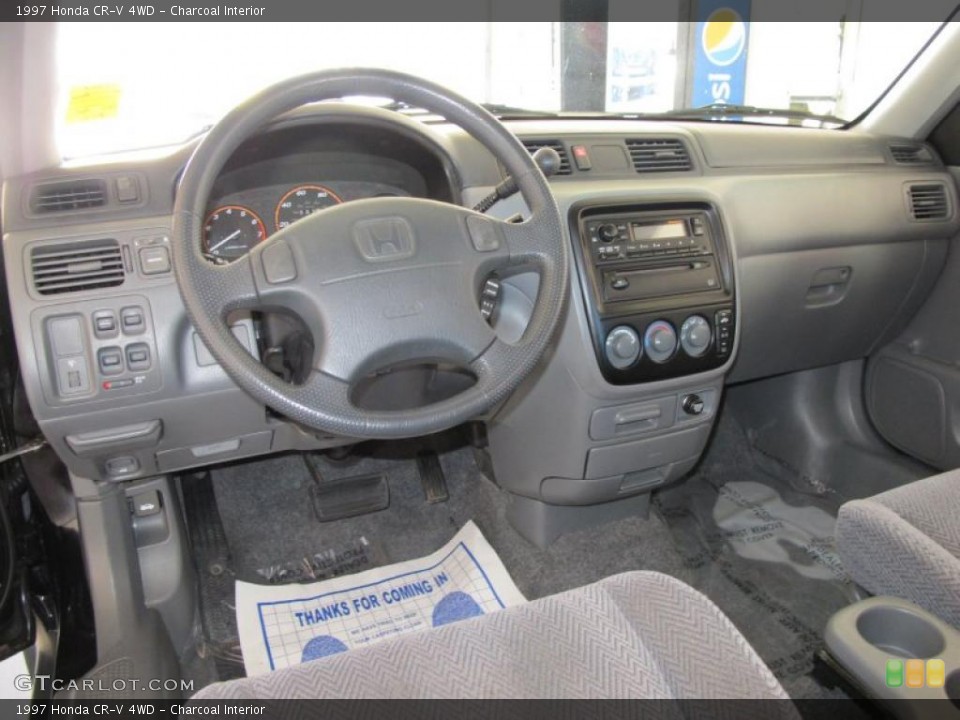 Charcoal Interior Prime Interior for the 1997 Honda CR-V 4WD #39440066