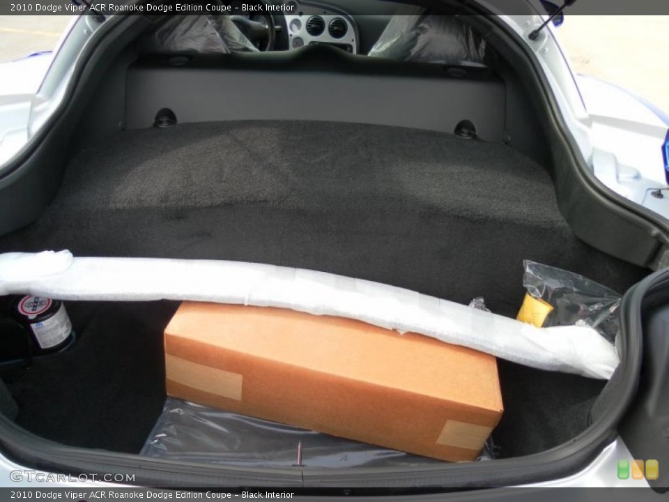Black Interior Trunk for the 2010 Dodge Viper ACR Roanoke Dodge Edition Coupe #39441094
