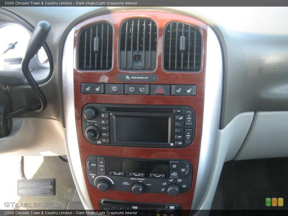 Dark Khaki/Light Graystone Interior Controls for the 2006 Chrysler Town & Country Limited #39442838
