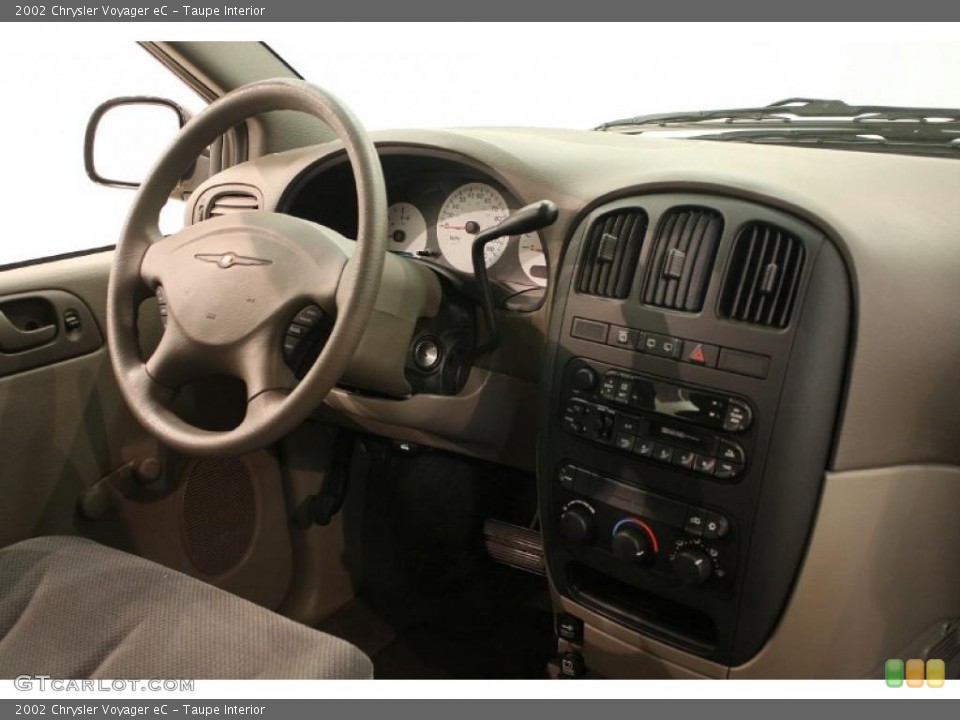 Taupe Interior Dashboard for the 2002 Chrysler Voyager eC #39443174