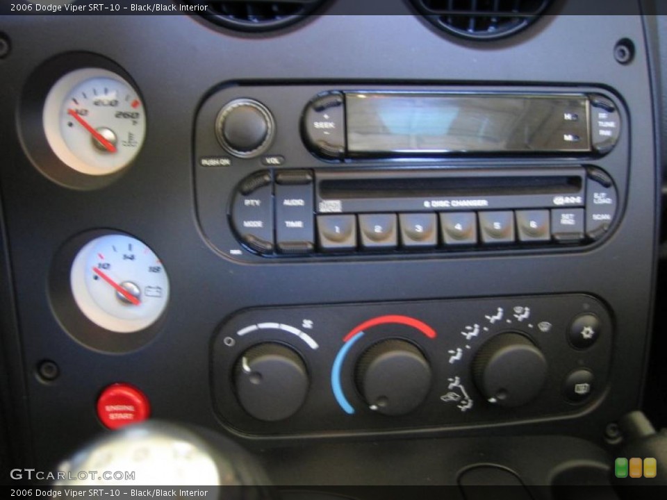 Black/Black Interior Controls for the 2006 Dodge Viper SRT-10 #39443962