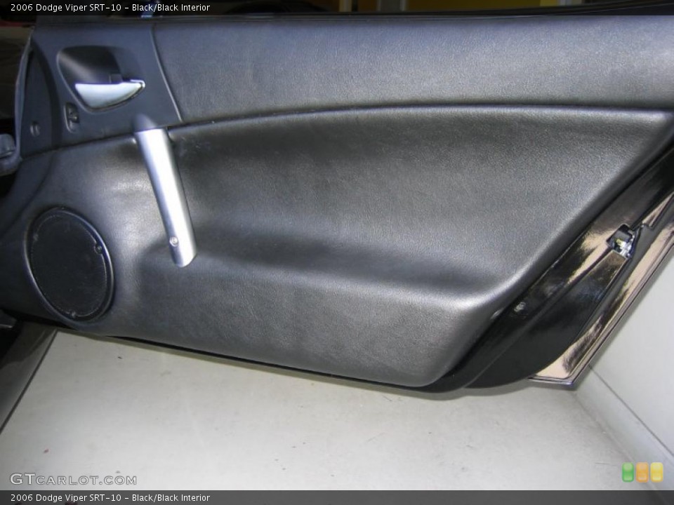 Black/Black Interior Door Panel for the 2006 Dodge Viper SRT-10 #39444096
