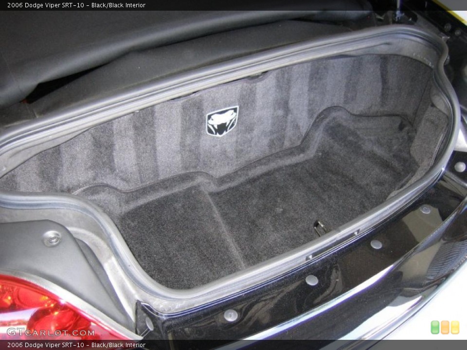 Black/Black Interior Trunk for the 2006 Dodge Viper SRT-10 #39444224