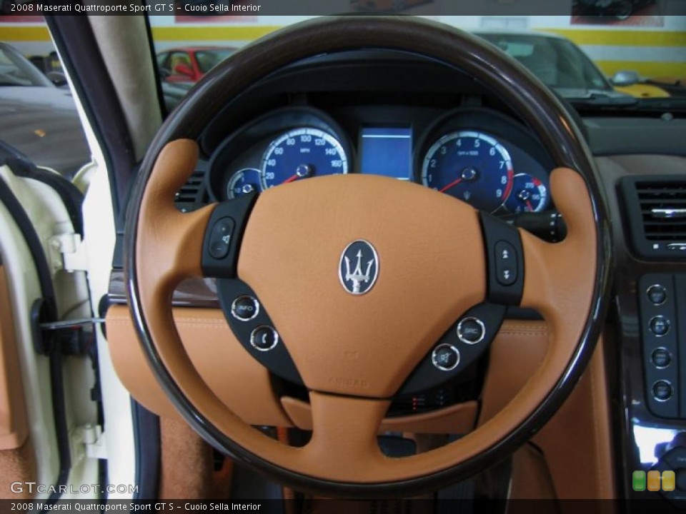 Cuoio Sella Interior Steering Wheel for the 2008 Maserati Quattroporte Sport GT S #39444614