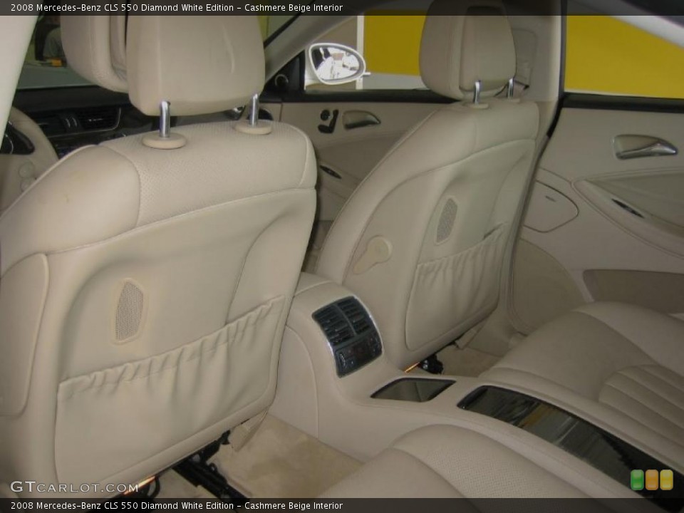 Cashmere Beige Interior Photo for the 2008 Mercedes-Benz CLS 550 Diamond White Edition #39446530
