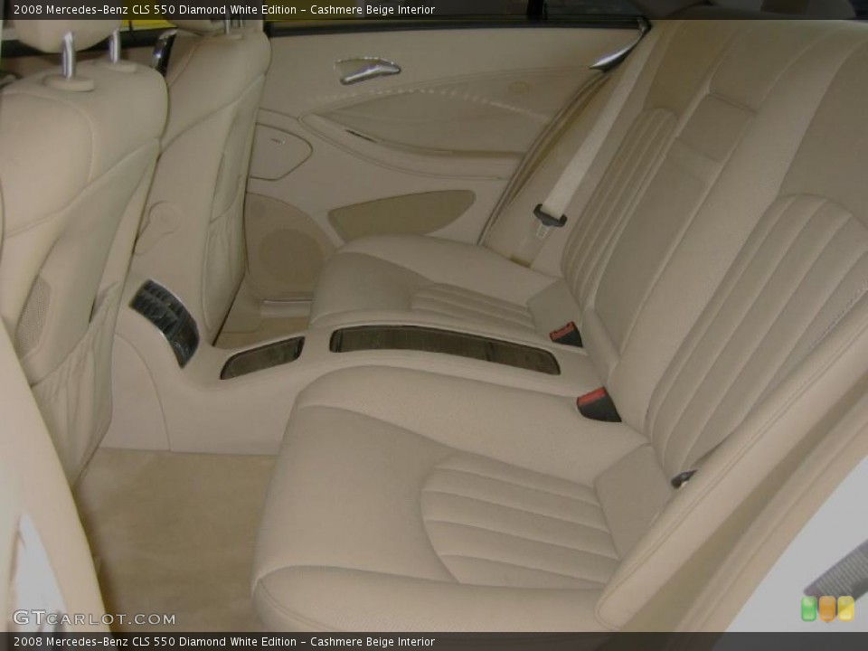 Cashmere Beige Interior Photo for the 2008 Mercedes-Benz CLS 550 Diamond White Edition #39446546