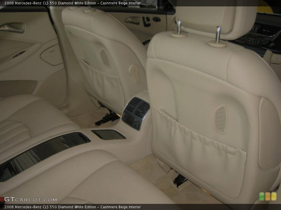 Cashmere Beige Interior Photo for the 2008 Mercedes-Benz CLS 550 Diamond White Edition #39446570