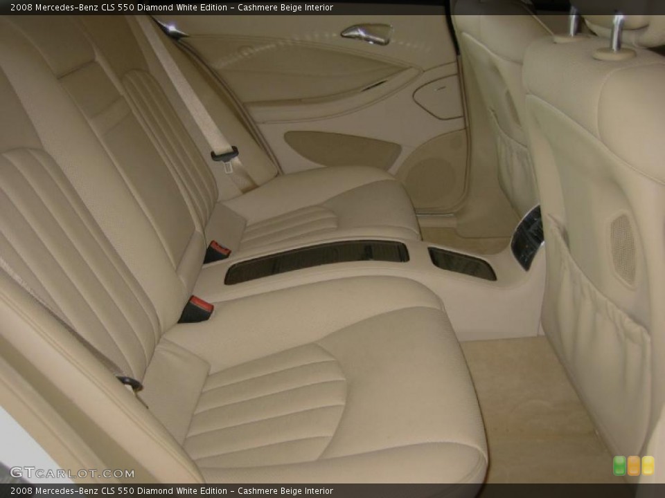 Cashmere Beige Interior Photo for the 2008 Mercedes-Benz CLS 550 Diamond White Edition #39446586
