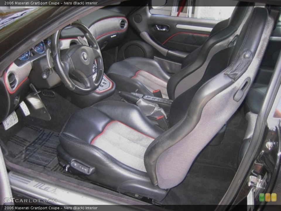 Nero (Black) Interior Prime Interior for the 2006 Maserati GranSport Coupe #39446994