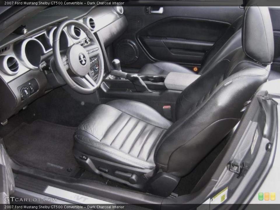 Dark Charcoal Interior Photo for the 2007 Ford Mustang Shelby GT500 Convertible #39448434