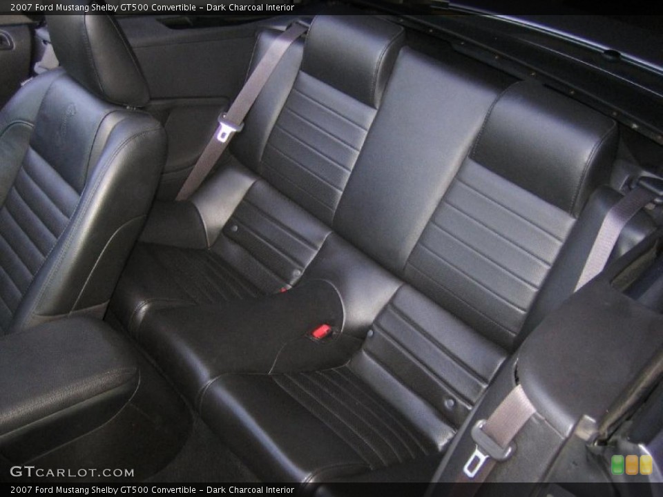 Dark Charcoal Interior Photo for the 2007 Ford Mustang Shelby GT500 Convertible #39448482