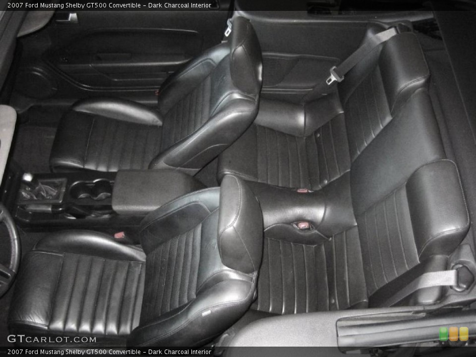 Dark Charcoal Interior Photo for the 2007 Ford Mustang Shelby GT500 Convertible #39448490