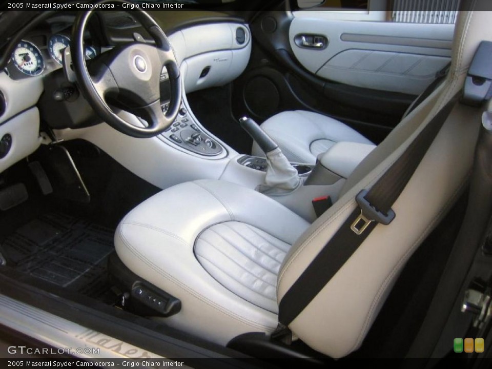 Grigio Chiaro Interior Prime Interior for the 2005 Maserati Spyder Cambiocorsa #39449154
