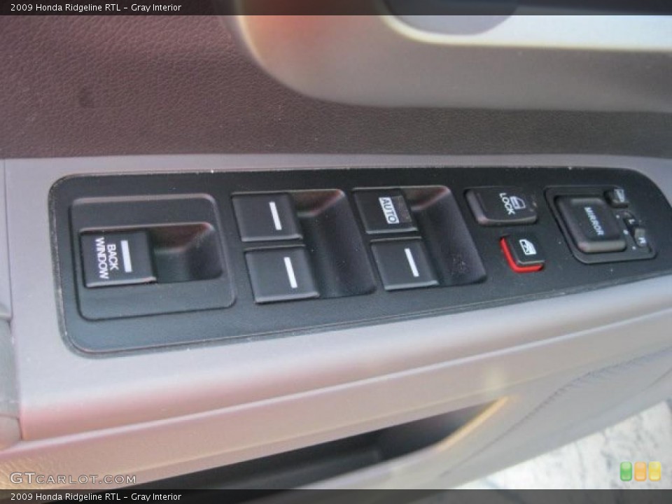 Gray Interior Controls for the 2009 Honda Ridgeline RTL #39449250
