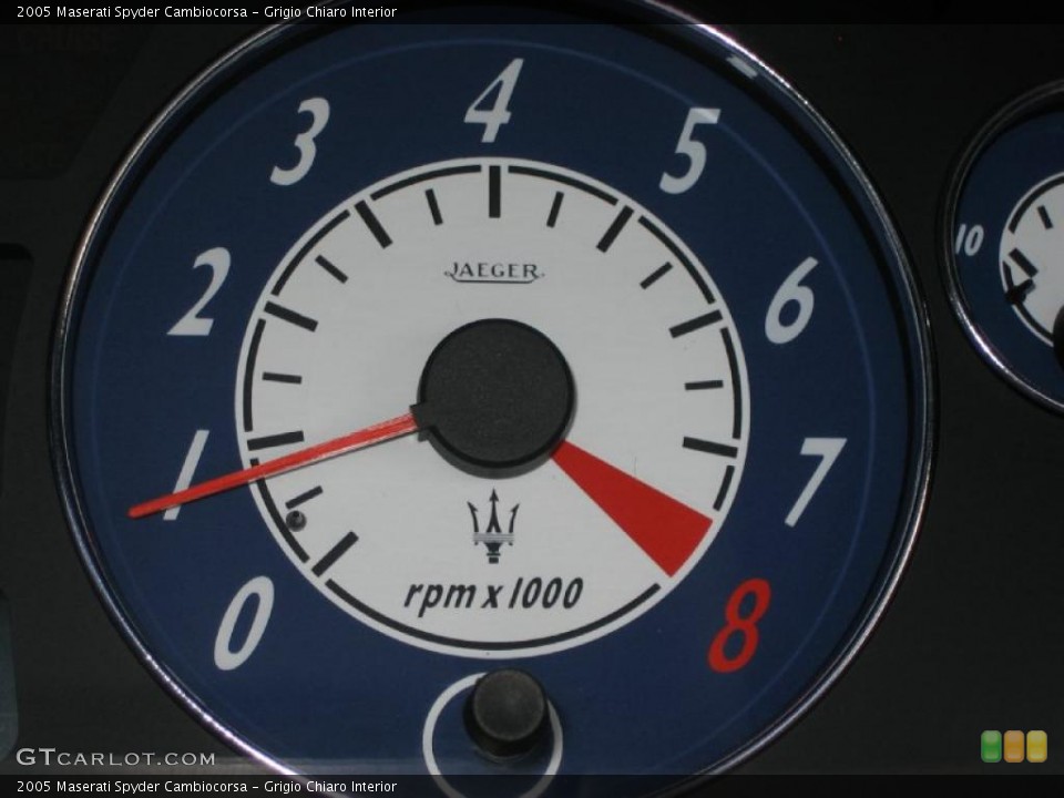 Grigio Chiaro Interior Gauges for the 2005 Maserati Spyder Cambiocorsa #39449410