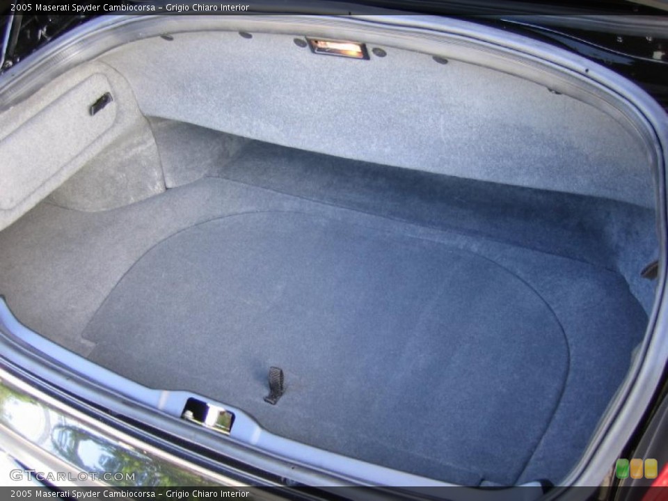 Grigio Chiaro Interior Trunk for the 2005 Maserati Spyder Cambiocorsa #39449658