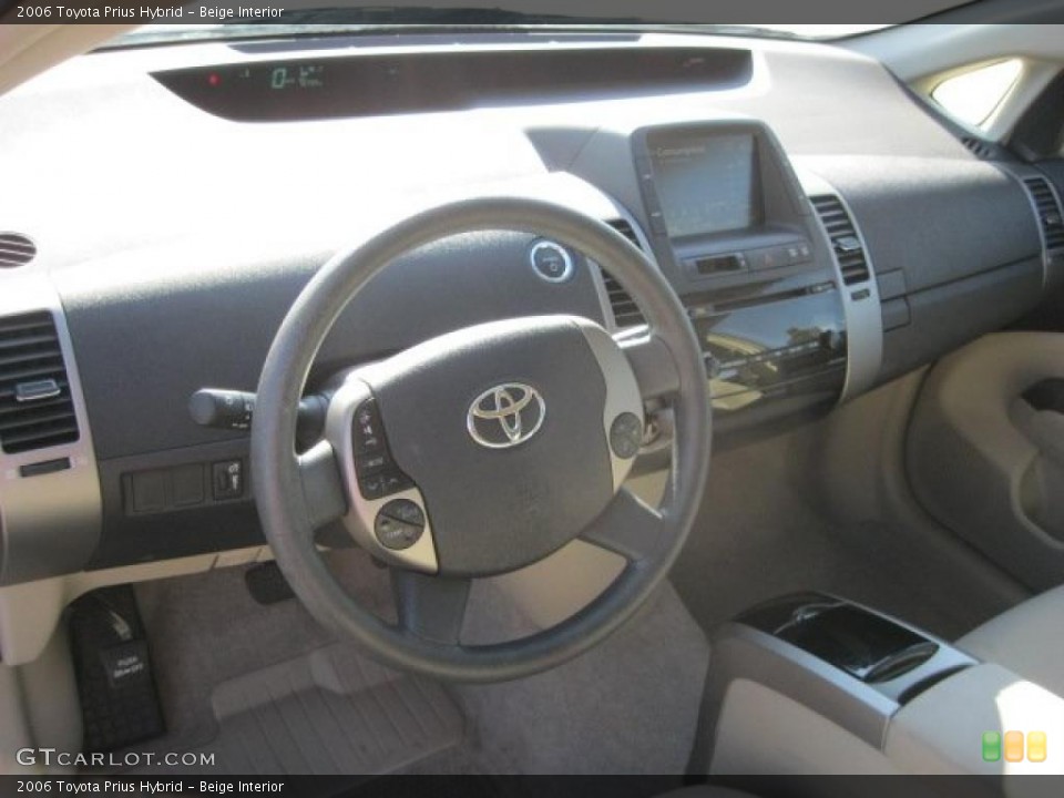 Beige Interior Photo for the 2006 Toyota Prius Hybrid #39449854