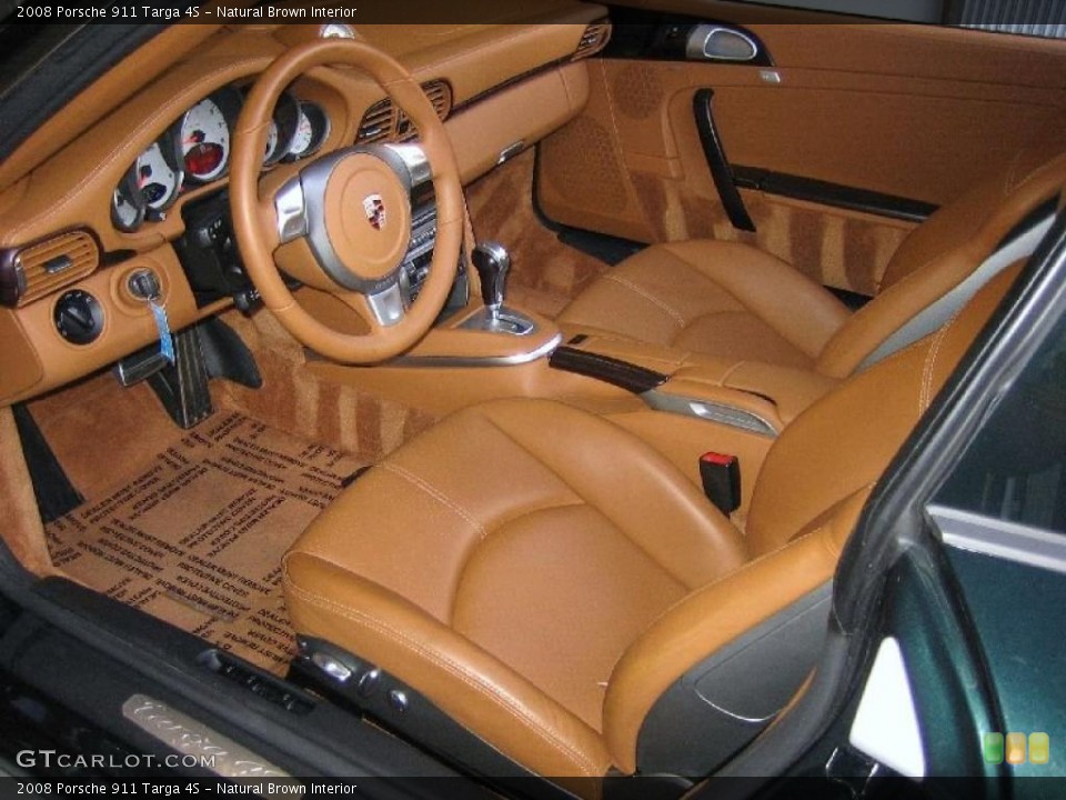 Natural Brown Interior Photo for the 2008 Porsche 911 Targa 4S #39450054