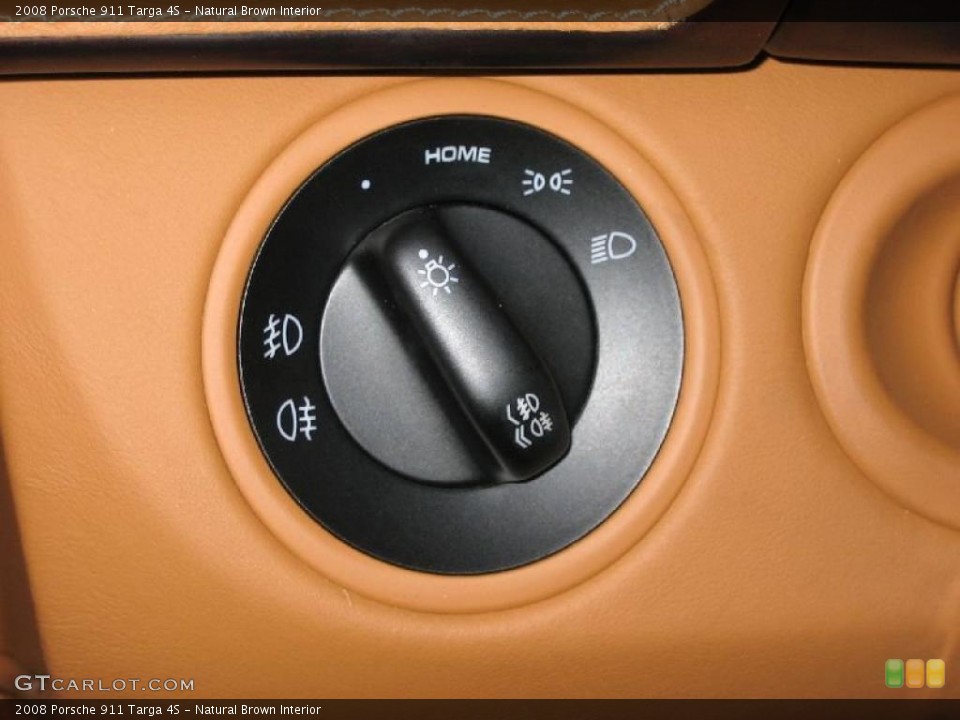 Natural Brown Interior Controls for the 2008 Porsche 911 Targa 4S #39450186