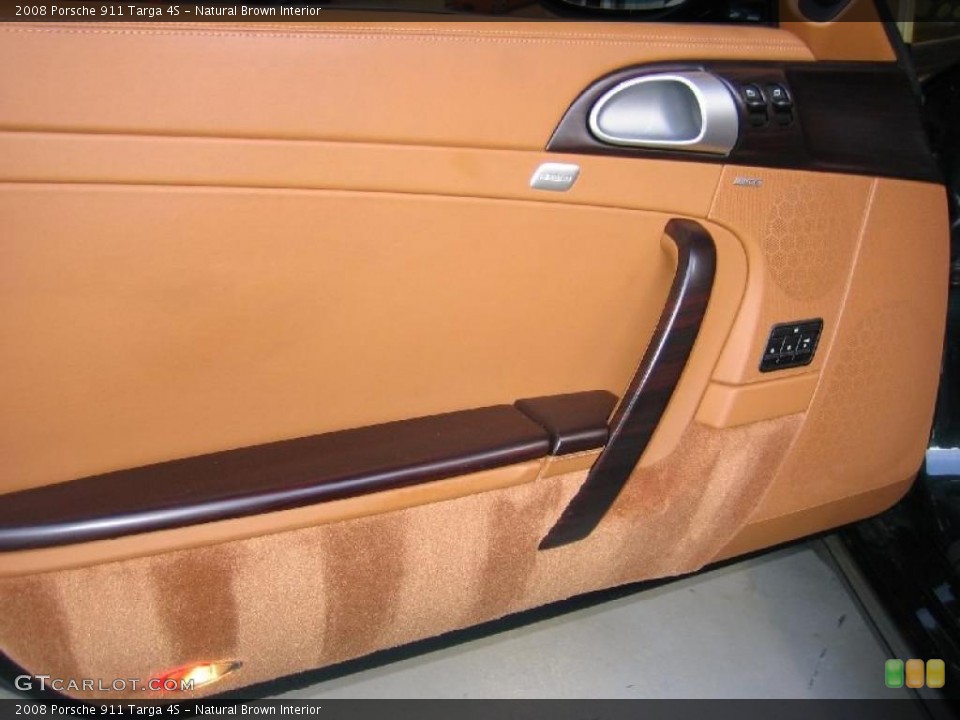 Natural Brown Interior Door Panel for the 2008 Porsche 911 Targa 4S #39450458