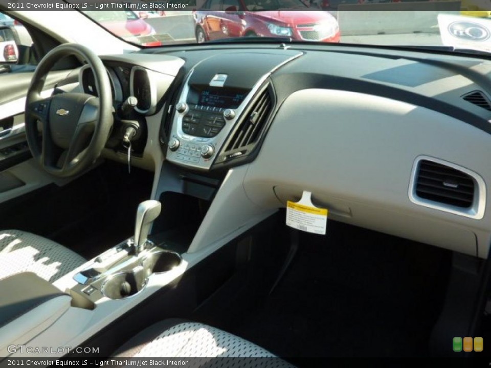 Light Titanium/Jet Black Interior Dashboard for the 2011 Chevrolet Equinox LS #39450637