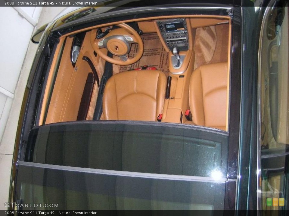 Natural Brown Interior Sunroof for the 2008 Porsche 911 Targa 4S #39450646