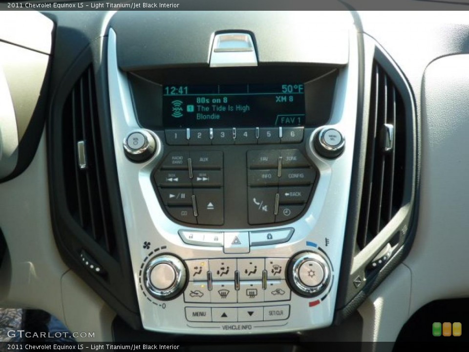 Light Titanium/Jet Black Interior Controls for the 2011 Chevrolet Equinox LS #39450790