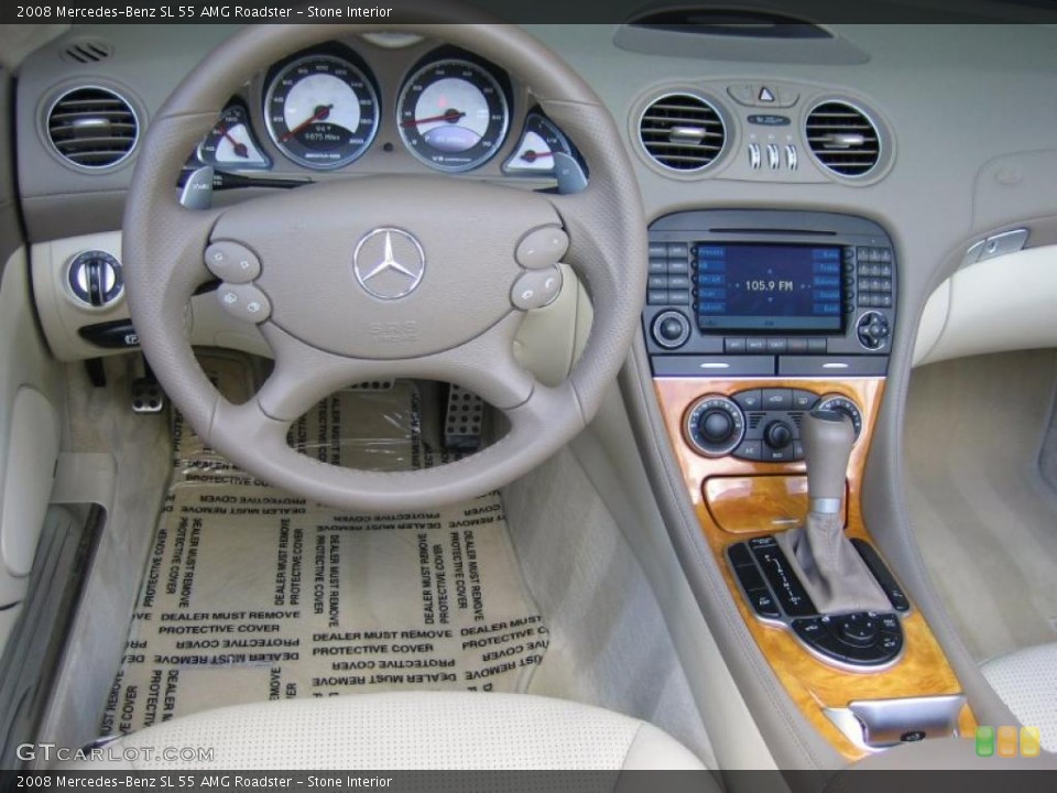 Stone Interior Dashboard for the 2008 Mercedes-Benz SL 55 AMG Roadster #39451110