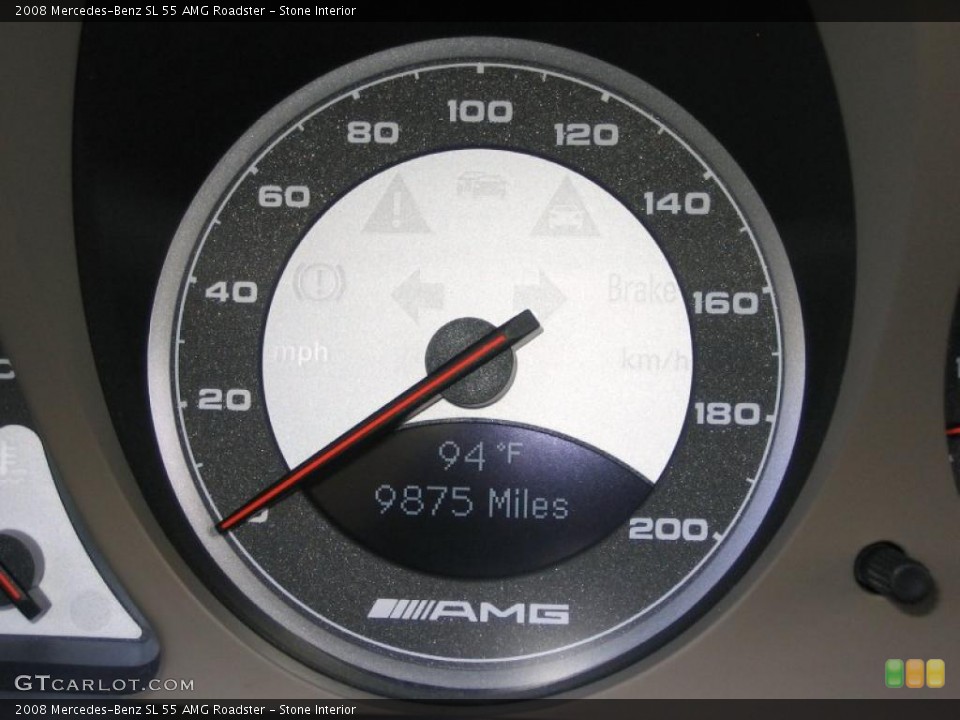 Stone Interior Gauges for the 2008 Mercedes-Benz SL 55 AMG Roadster #39451210