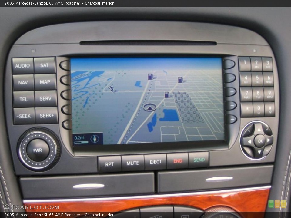 Charcoal Interior Navigation for the 2005 Mercedes-Benz SL 65 AMG Roadster #39452030
