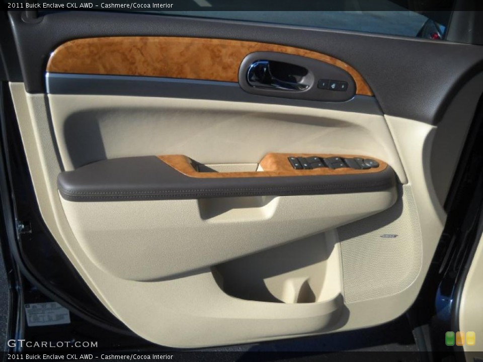 Cashmere/Cocoa Interior Door Panel for the 2011 Buick Enclave CXL AWD #39452203