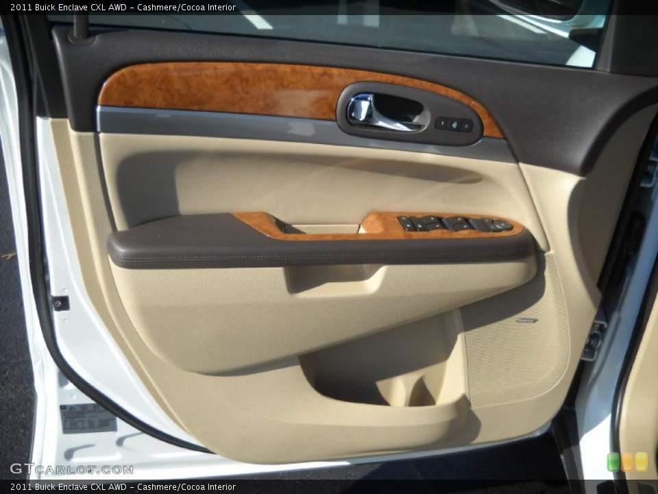 Cashmere/Cocoa Interior Door Panel for the 2011 Buick Enclave CXL AWD #39452518