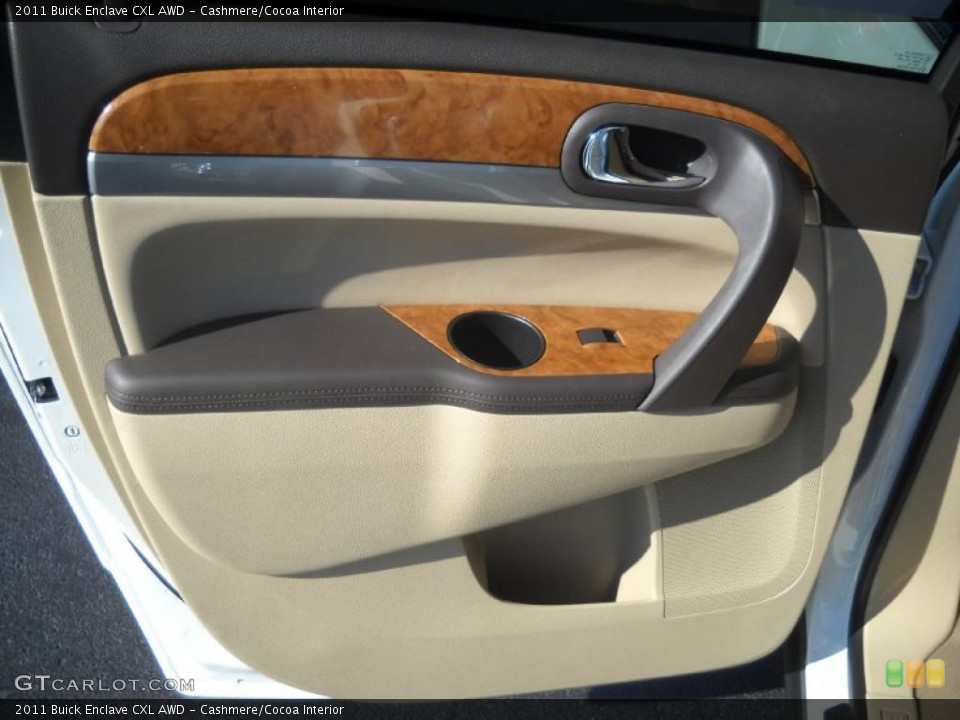 Cashmere/Cocoa Interior Door Panel for the 2011 Buick Enclave CXL AWD #39452538
